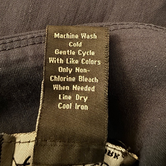 Attyre Slip on Stretch Ankle Cropped Pants, Navy Versatile Office, Casual, Party - Picture 8 of 8